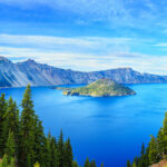 Crater Lake National Park in Oregon, USA